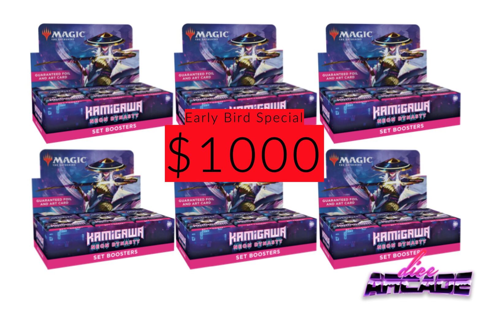 Kamigawa Neon Dynasty Set Booster Case (6x Displays)