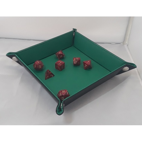 Folding Dice Tray (Green)