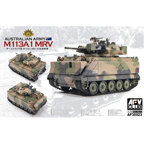 AFV Club 1/35 M113A1 MRV Plastic Model Kit *Aus Decals* 2023 NEW TOOLING [AF35023]