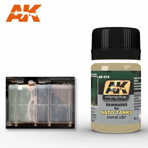 AK Interactive Weathering: Rainmarks Effects 35ml Enamel Paint