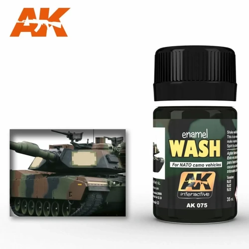 AK Interactive Weathering: Wash For Nato Vehicles 35ml Enamel Paint
