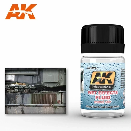 AK Interactive Weathering: Wet Effects Fluid 35ml Enamel Paint