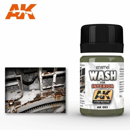 AK Interactive Weathering: Wash For Interiors 35ml Enamel Paint