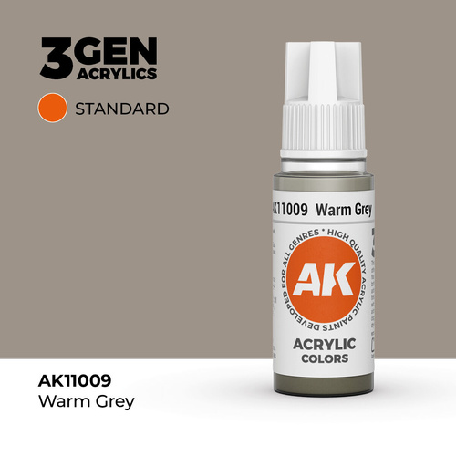 AK Interactive - 3 Gen Acrylics - Warm Grey 17ml