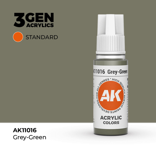 AK Interactive - 3 Gen Acrylics - Grey-Green 17ml