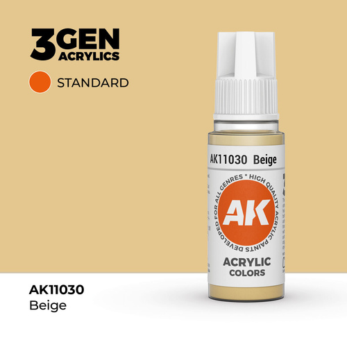 AK Interactive - 3 Gen Acrylics - Beige 17ml
