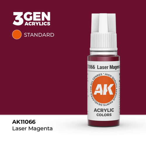 AK Interactive - 3 Gen Acrylics - Laser Magenta17ml
