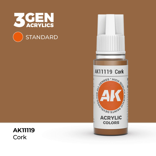 AK Interactive - 3 Gen Acrylics - Cork 17ml