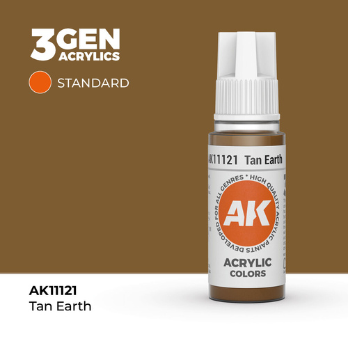 AK Interactive - 3 Gen Acrylics - Tan Earth 17ml