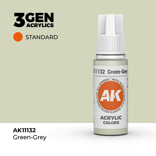 AK Interactive - 3 Gen Acrylics - Green-Grey 17ml