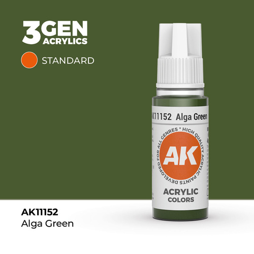 AK Interactive - 3 Gen Acrylics - Alga Green 17ml