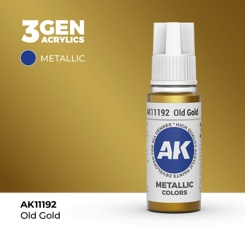 AK Interactive - 3 Gen Acrylics - Old Gold 17ml
