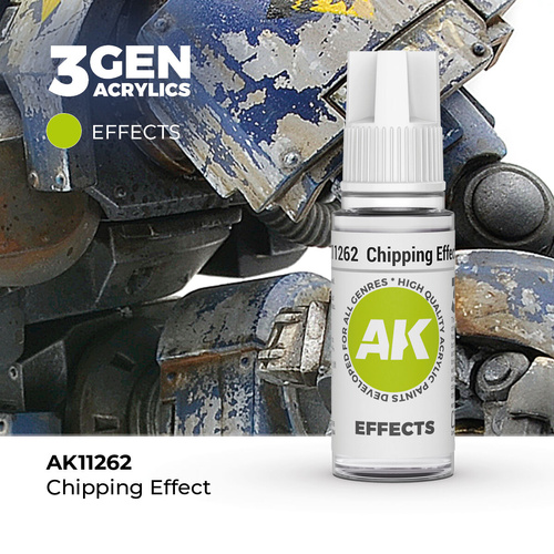 AK Interactive - 3 Gen Effects - Chipping Effects 17 ml 17ml
