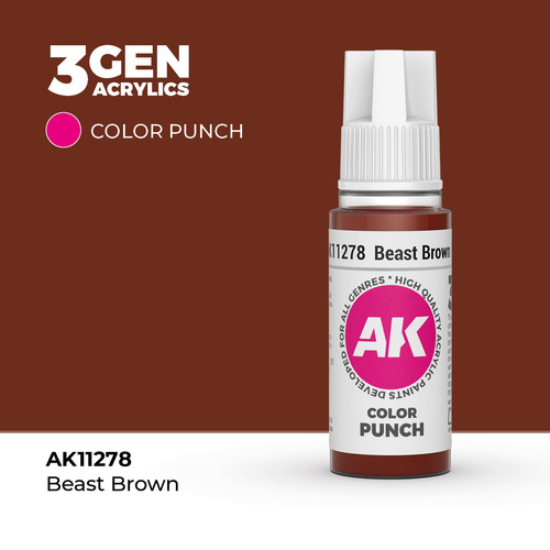 AK Interactive - Colour Punch - Beast Brown 17 ml