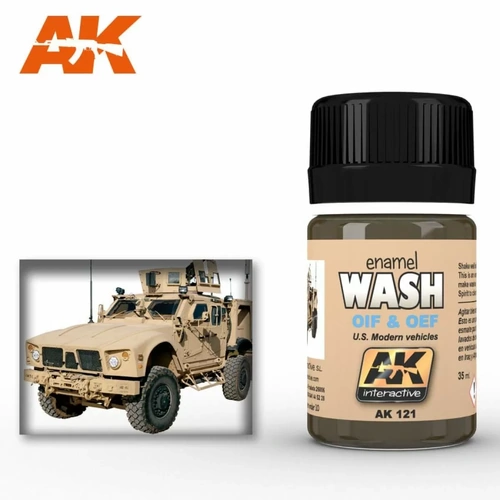 AK Interactive Weathering: Wash For OIF & OEF - US Vehicles 35ml Enamel Paint