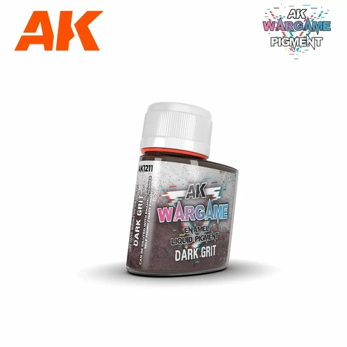 AK Interactive Wargame: Dark Grit Enamel Liquid Pigment 35ml