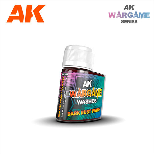 AK Interactive Washes - Dark Rust Wash 35ml