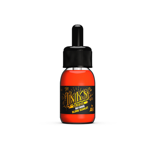 AK Interactive - The Inks - Blood Scarlet 30ml