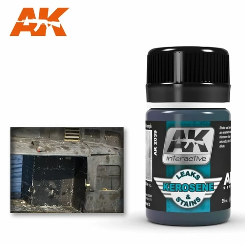 AK Interactive Weathering: Kerosene Leaks & Stains 35ml Enamel Paint