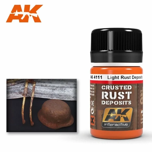 AK Interactive Weathering: Light Rust Deposit 35ml Enamel Paint