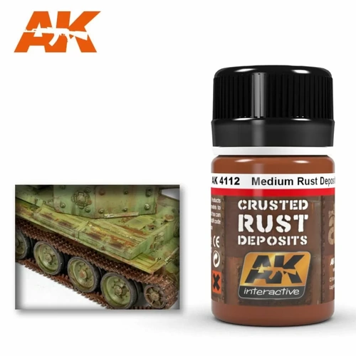 AK Interactive Weathering: Medium Rust Deposit 35ml Enamel Paint