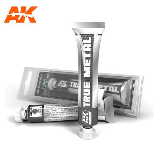 AK Interactive Wax True Metal Dark Aluminium