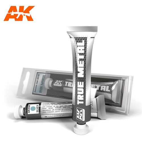 AK Interactive Wax True Metal Silver