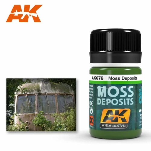 AK Interactive Weathering: Moss Deposit 35ml Enamel Paint