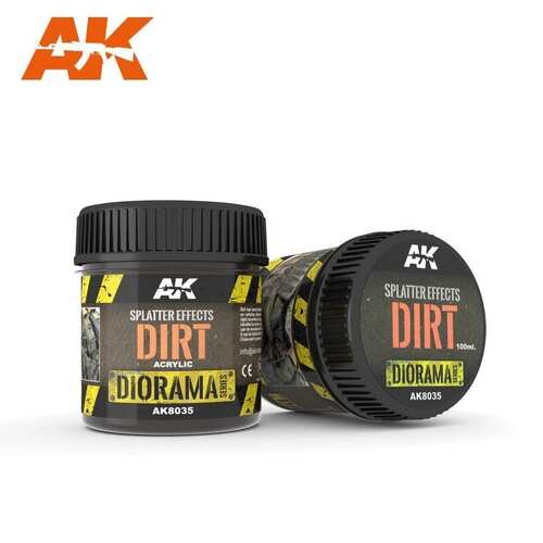 AK Interactive Dioramas - Splatter Effects Dirt 100ml