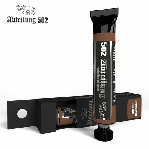 AK Interactive Abteilung 502: Raw Umber / Industrial Earth 20ml Oil Paint