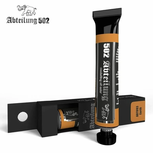 AK Interactive Abteilung 502: Raw Sienna / Earth 20ml Oil Paint