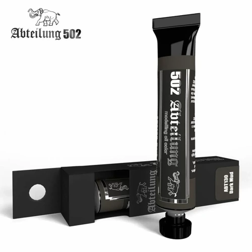 AK Interactive Abteilung 502: Dark Mud 20ml Oil Paint