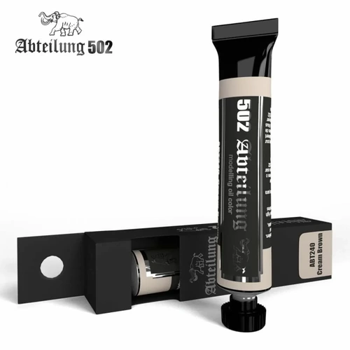 AK Interactive Abteilung 502: Cream Brown 20ml Oil Paint