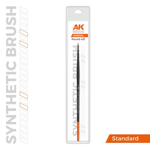 AK Interactive Synthetic Brush - Round 4/0