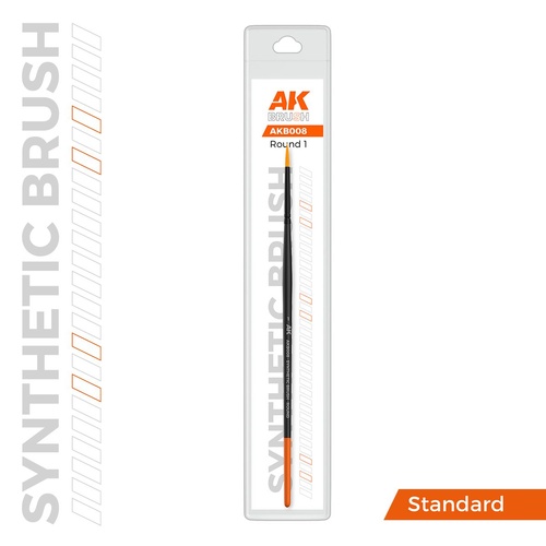 AK Interactive Synthetic Brush - Round 1