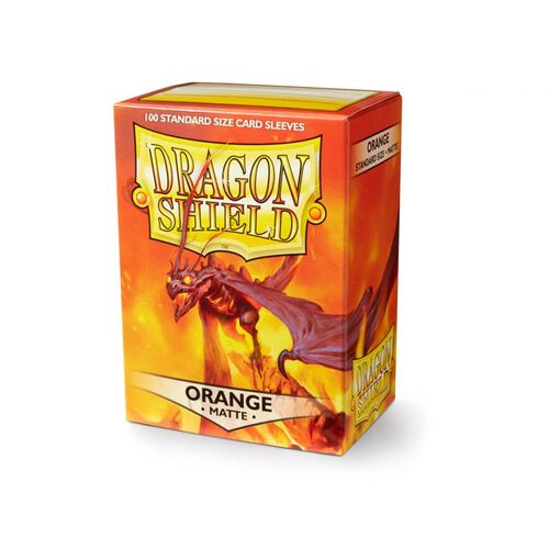 Dragon Shield - Box 100 - Orange MATTE