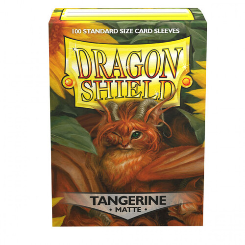 Dragon Shield - Box 100 - Tangerine MATTE