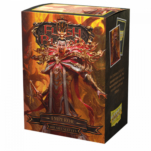 Sleeves - Dragon Shield - Box 100 - Matte Art - Flesh and Blood Emperor