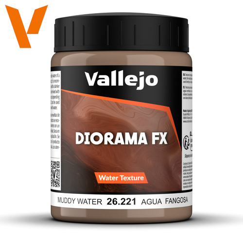 Vallejo Diorama FX Water Textures Muddy Water 200ml