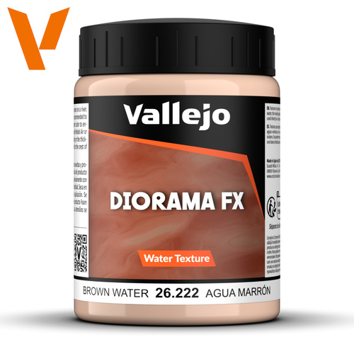 Vallejo Diorama FX Water Textures Brown Water 200ml