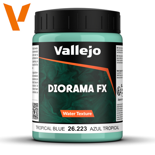 Vallejo Diorama FX Water Textures Tropical Blue Water 200ml