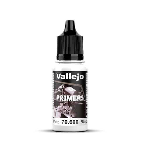 Vallejo Surface Primer White 18 ml Acrylic Paint - New Formulation