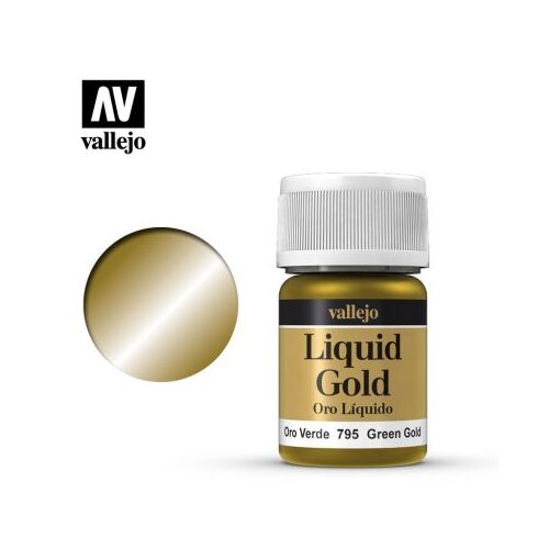 Model Colour Metallic Green Gold (Alcohol Base) 35 ml