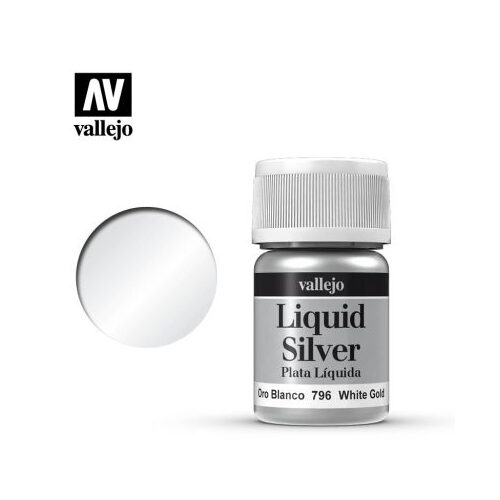 Model Colour Metallic White Gold (Alcohol Base) 35 ml