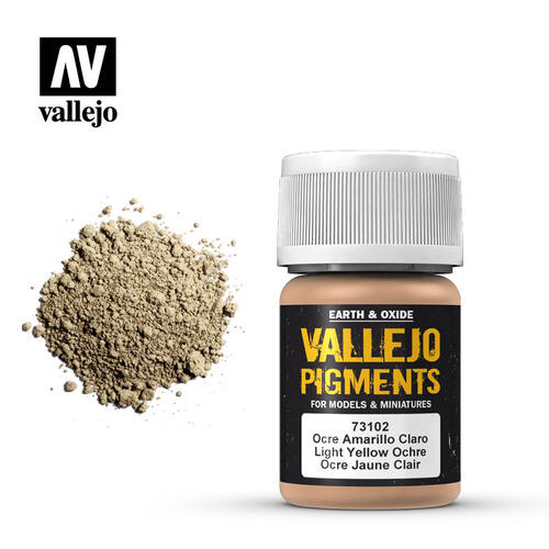 Vallejo Pigments - Light Yellow Ochre 30 ml
