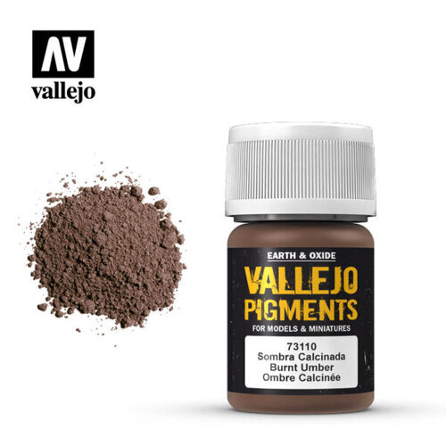 Vallejo Pigments - Burnt Umber 30 ml