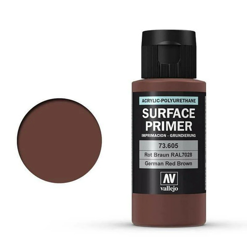 Vallejo Surface Primer - Ger Red Brown 60 ml