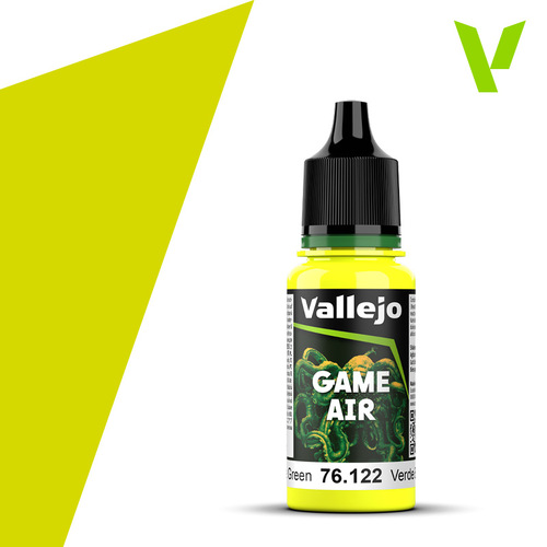 Vallejo Game Air Bile Green 18 ml Acrylic Paint - New Formulation