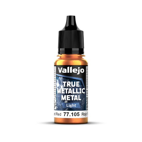 Vallejo True Metallic Metal Light Forged Red 18 ml - Preorder 02/2026