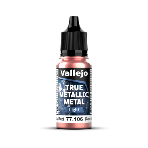 Vallejo True Metallic Metal Light Ruby Red 18 ml - Preorder 02/2026